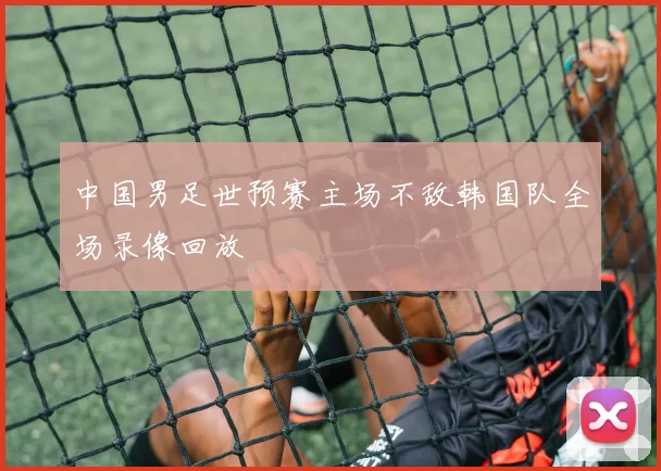 中国男足世预赛主场不敌韩国队全场录像回放